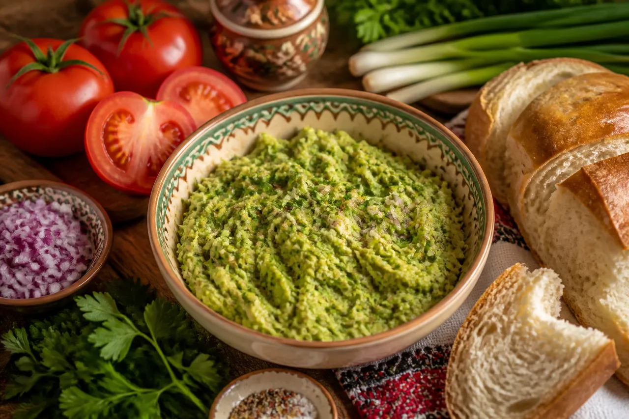 avocado în bucătăria românească cu roșii și pâine