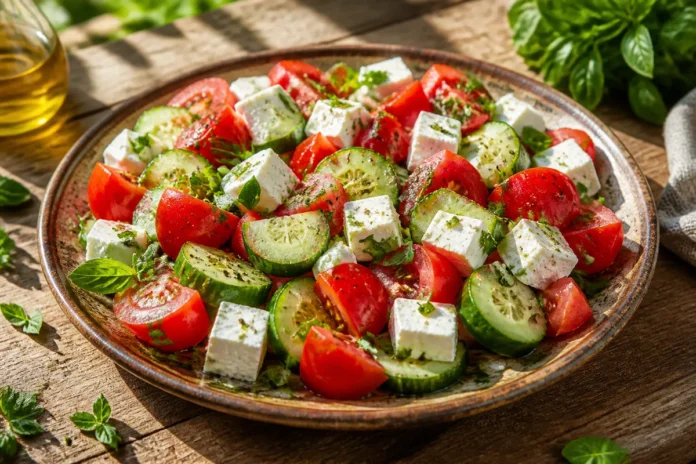 Brânza perfectă pentru salate de vară, proaspătă sau maturată Brânza perfectă pentru salate de vară, proaspătă sau maturată