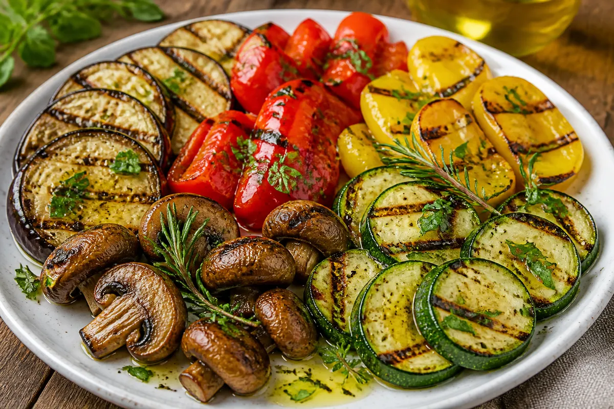 combinații de condimente pentru legume la grătar