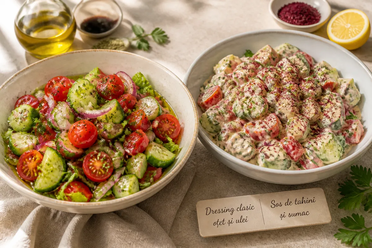 comparație dressinguri salate de vară