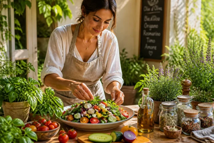 Condimente uscate sau proaspete pentru salata de vară și cum le alegi Condimente uscate sau proaspete pentru salata de vară și cum le alegi