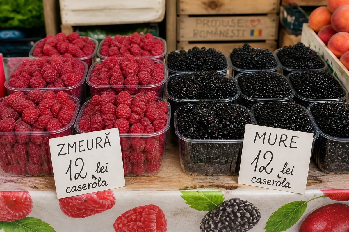 cum verifici ambalajul zmeurei și murelor la cumpărare