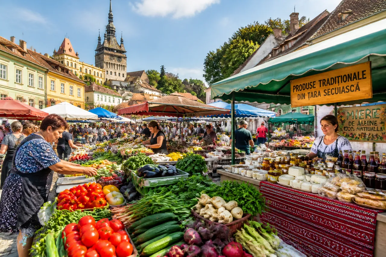 piață agroalimentară Sighișoara produse locale