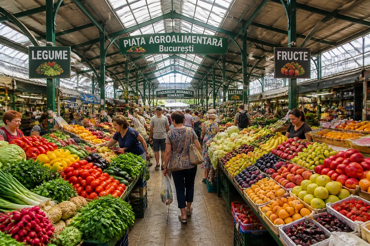 piețe locale București de vizitat pe jos