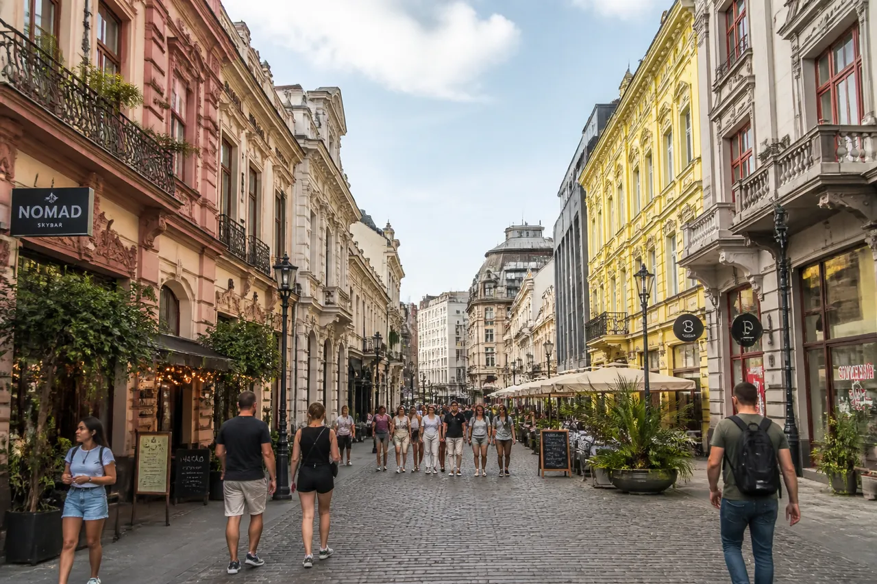 plimbare în centrul vechi București