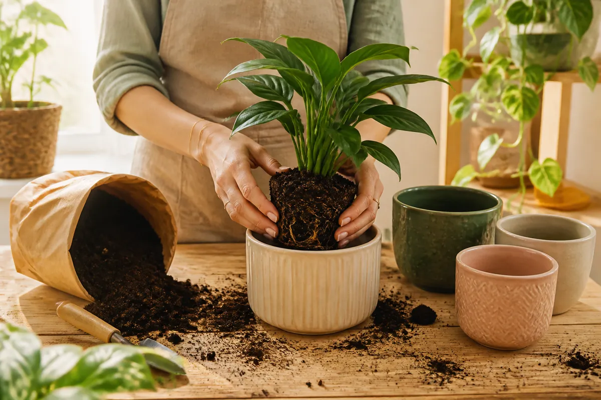 repicarea și fertilizarea plantelor de apartament vara