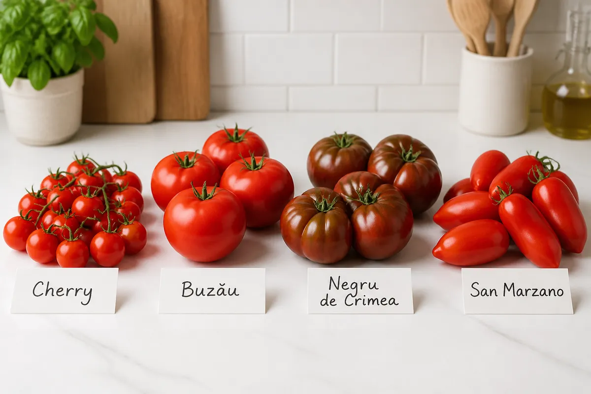 soiuri roșii comparație gust textură