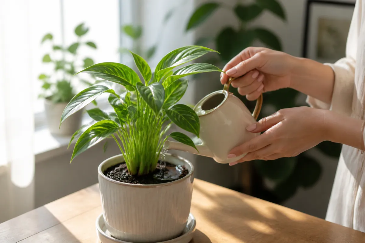udarea corectă a plantelor de apartament acasă