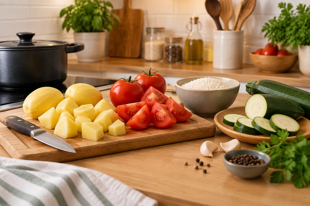 ingrediente cu potasiu gestionate într-o rețetă renală