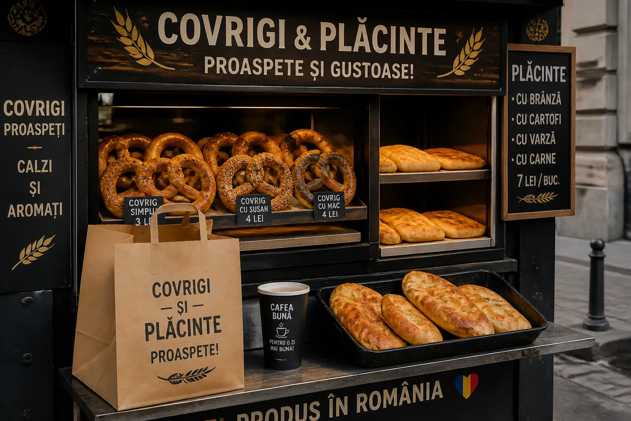 mâncare de stradă București covrigi și plăcinte