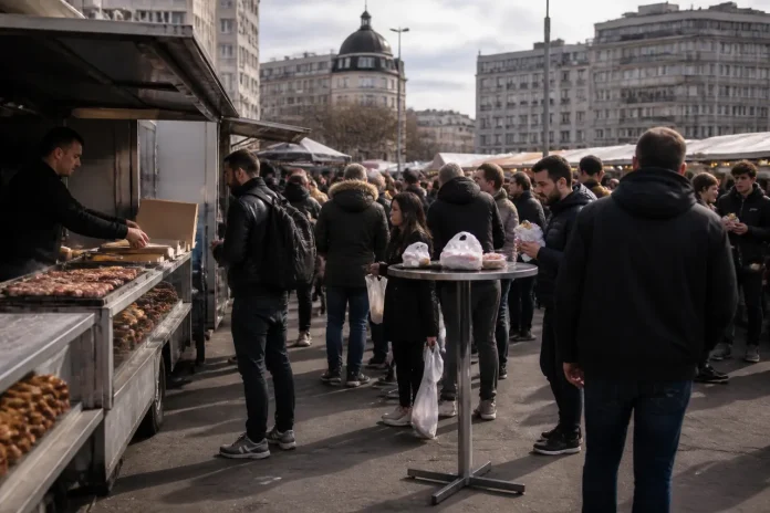 Mâncarea de stradă din București pentru o masă rapidă fără restaurant Mâncarea de stradă din București pentru o masă rapidă fără restaurant