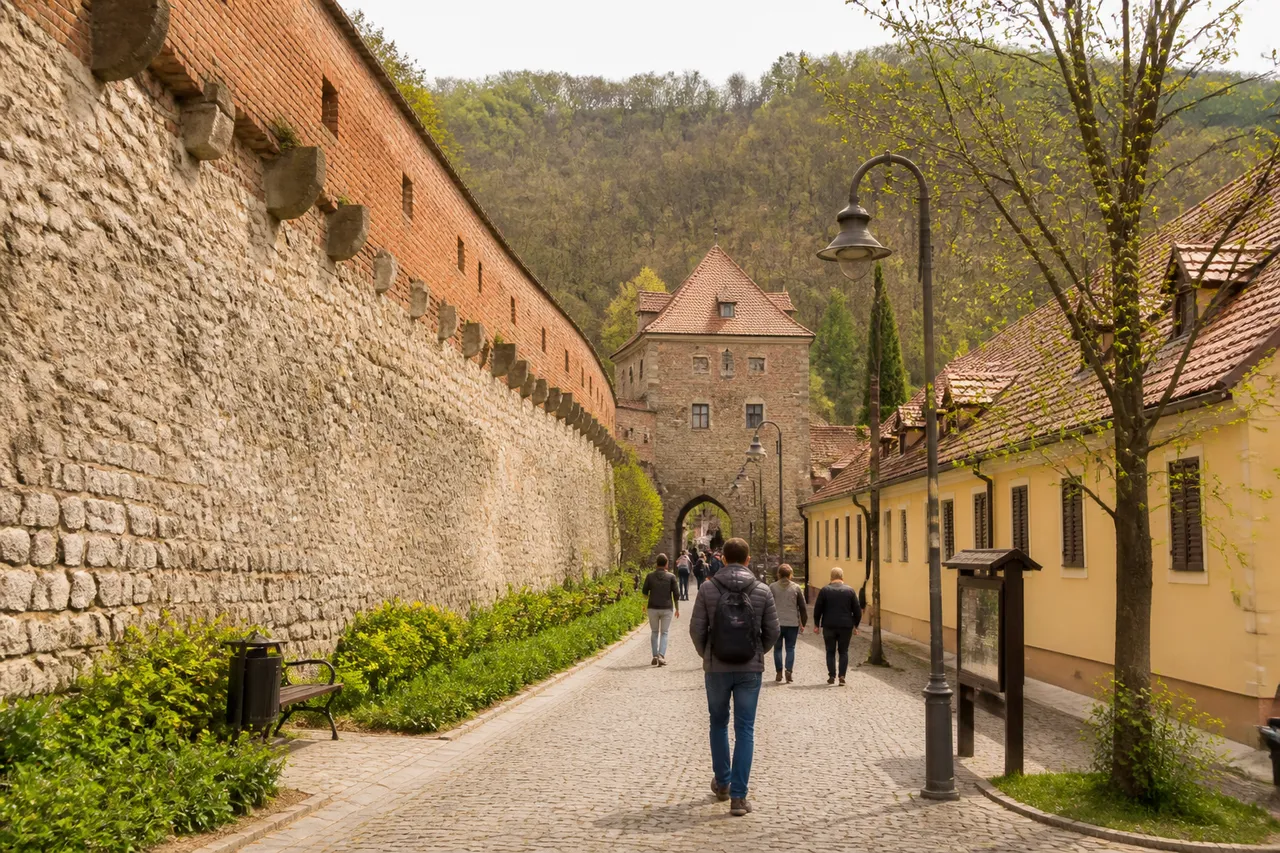 plimbare Aleea După Ziduri Brașov și porți istorice