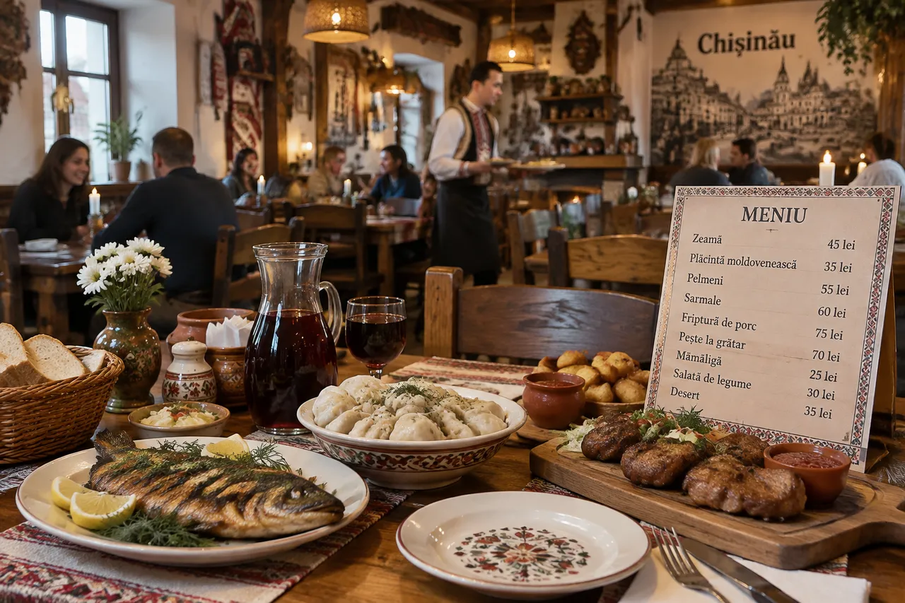 influențe culinare est-europene în restaurantele din Chișinău