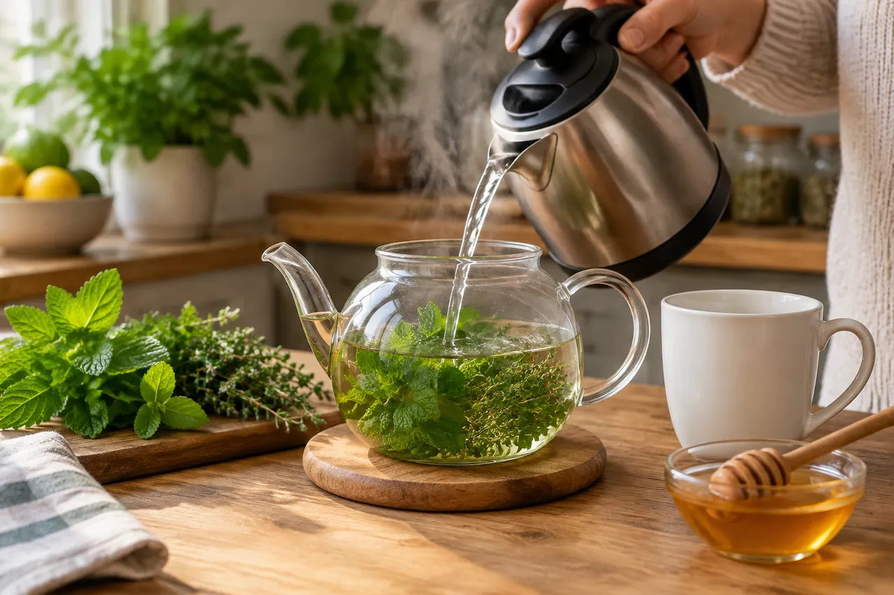 prepararea unei infuzii fără cofeină pentru seară
